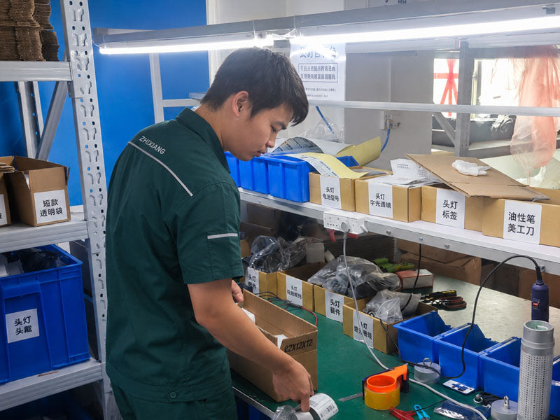 Finished inspection and packaging process