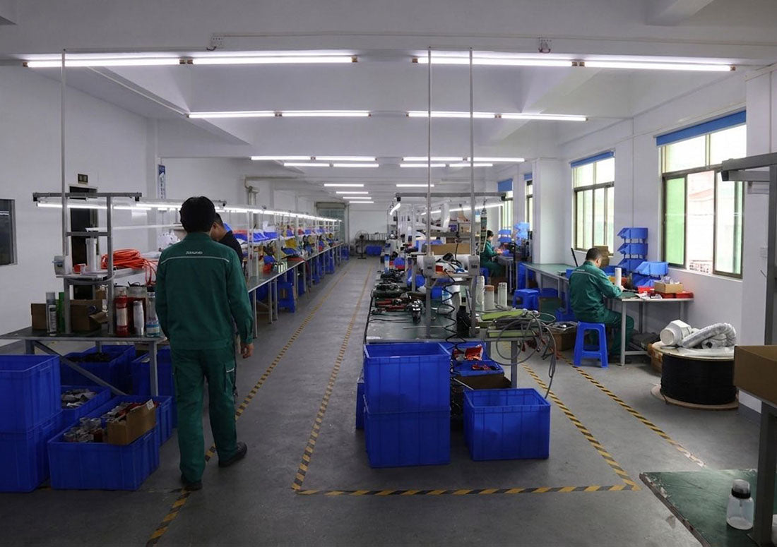 ZHIXIANG fishing light business and production scene